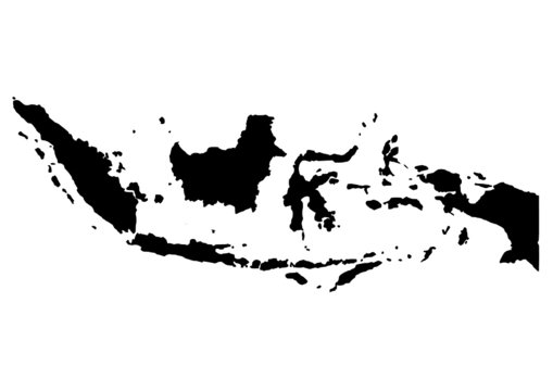 vector map of indonesia
