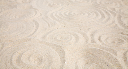 Fototapeta na wymiar sandy spirals background