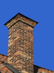 Brick chimney in Uppsala