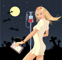 halloween masquerade nurse
