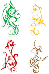 Decorative swirls