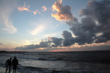 sonnenuntergang an der ostsee