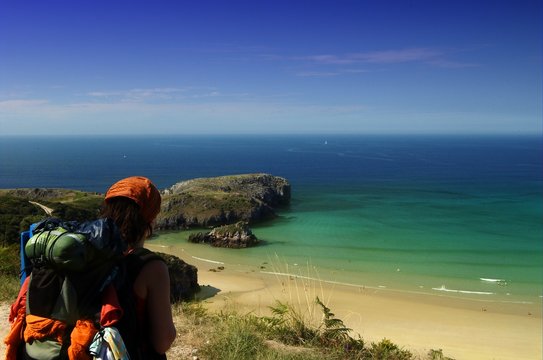 Randonn&eacute;e en bord de mer