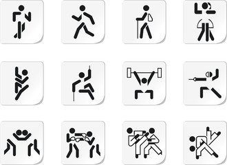 Set on sports subjects. Similar works are in my galleries