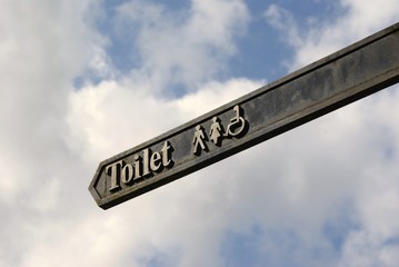 Fototapeta premium Toilet sign