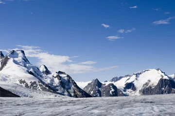 Foto op Canvas Jagged Peaks of the glacier on Alaska near Scagway. © Irina Shoyhet