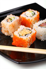 Traditional Japanese food roll