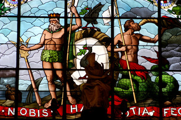stained glass window