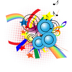 Obraz premium Musical background