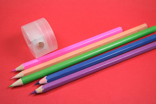Buntstift und Anspitzer