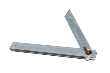 Fausse equerre artisanale en aluminium
