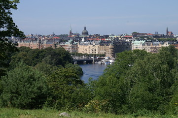 Fototapeta na wymiar Stockholm, Sweden, pejzaż