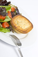 Chicken Pie and Tossed Salad