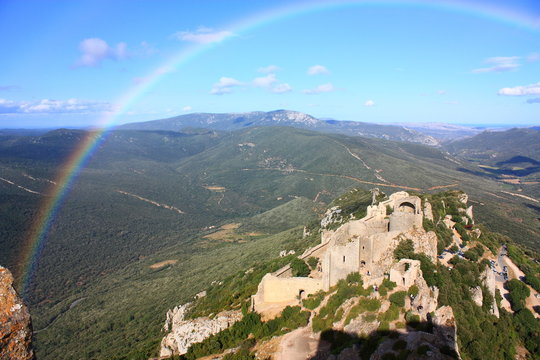 Chateau cathare de peyrepertuse,Aude