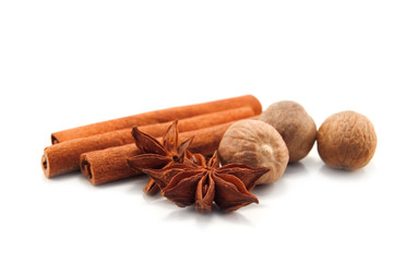 spice isolated on white background