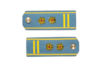Shoulder straps of different arms in Soviet Army