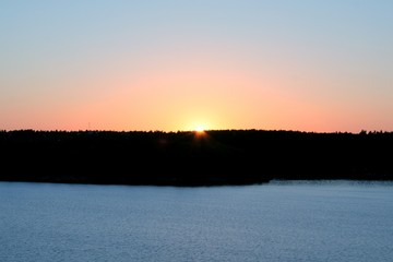 Sonnenuntergang am Meer