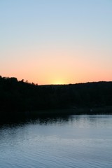 Obraz na płótnie Canvas Sonnenuntergang am Meer