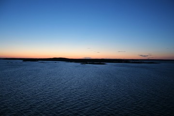 Fototapeta na wymiar Sonnenuntergang am Meer