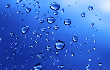 close-up of water drops background