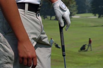 attente sur le green
