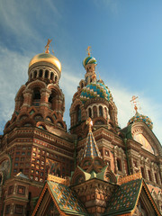 Fototapeta na wymiar Church of the Ressurection of Our Saviour, St Petersburg