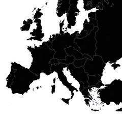 Europe noir et blanc