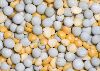 Close up of dried peas suitable for background