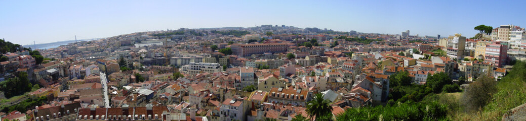 Fototapeta na wymiar Panoramiczny Lizbona