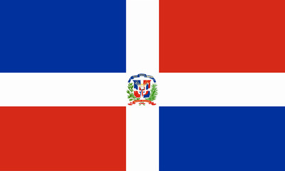 dominikanische republik fahne dominican republic flag