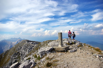 Alpi Apuane: vetta della Pania della Croce ( 1958 mt)