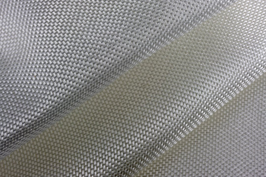 Abstract Of Fiberglass Cloth With Two Folds And Fiber Pattern