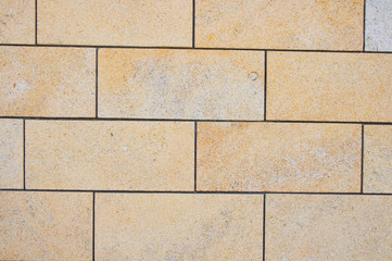yellow bricks stone texture can be used as background