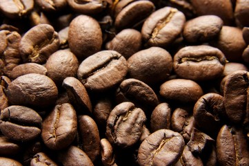 Coffee beans background