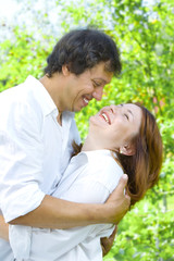 Fototapeta premium happy couple