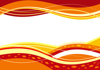 Orange  abstract modern background. Vector.