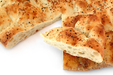 Turkish bread with sesame and nigella seeds