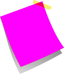 Note autocollante