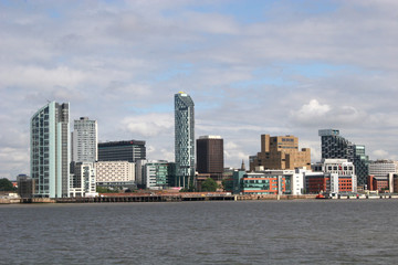 Obraz premium Liverpool river front