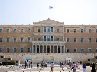 Foto op Canvas Greek/Hellenic Parliament, Athens, Greece © bullshead
