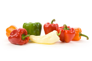 Bell Pepper with white background