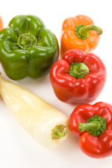 Bell Pepper with white background