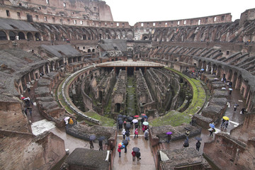 different view of colosseum - rome
