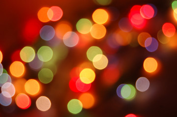 Obraz premium colorful abstract holiday lights