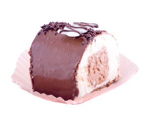 beautiful cake. on white isolated