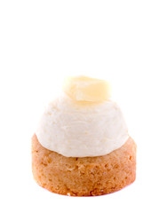 beautiful cake. on white isolated