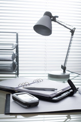 Typical desk in a typical office.