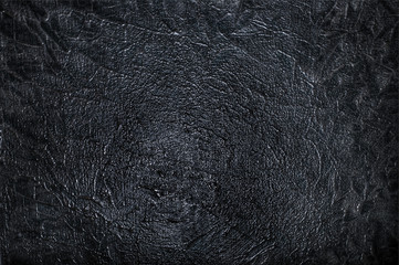 Abstract background of a shiny black wall