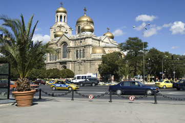 Kathedrale, Varna, Bulgarien - obrazy, fototapety, plakaty