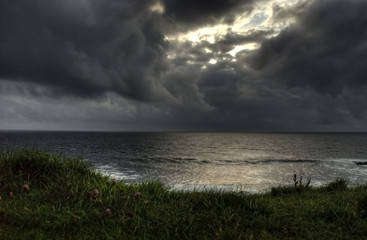 Bedroliche Wolken